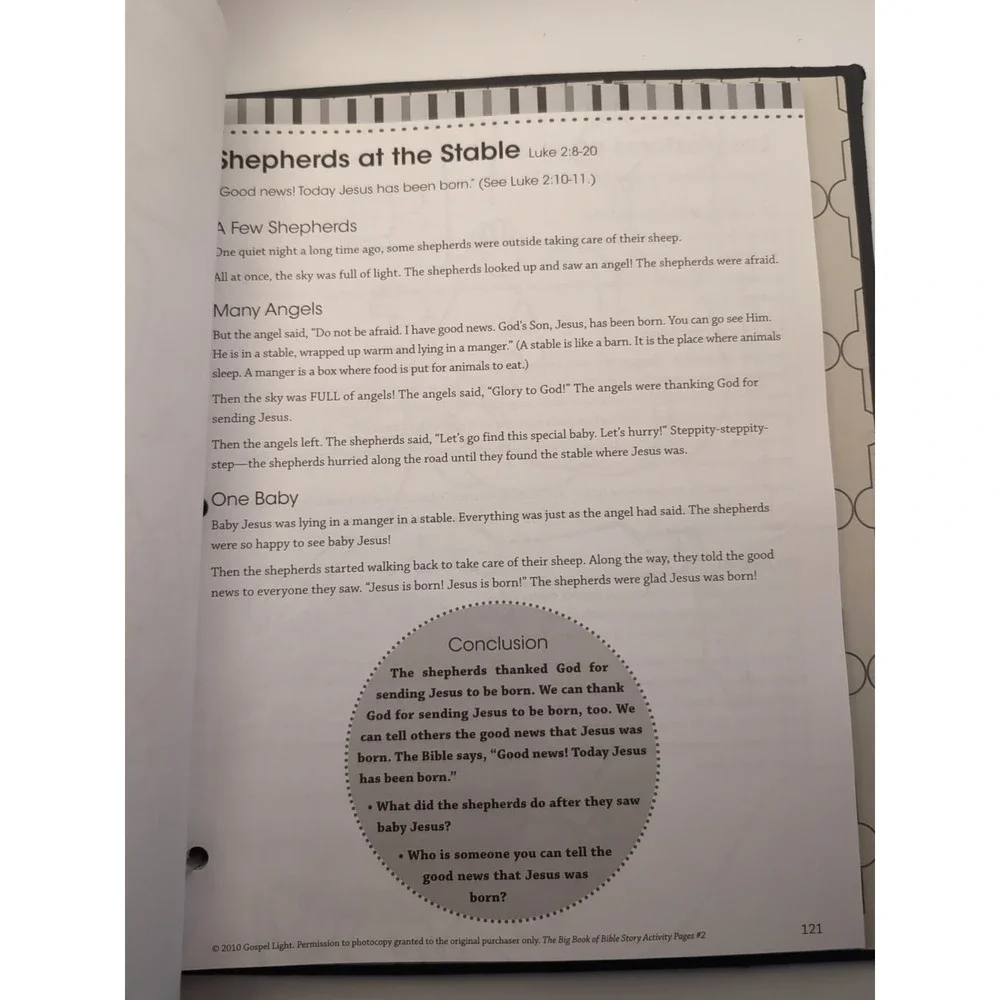 Big Book Of Bible‎ Story Activity Pages #2 Help Kids Includes Cd-Rom